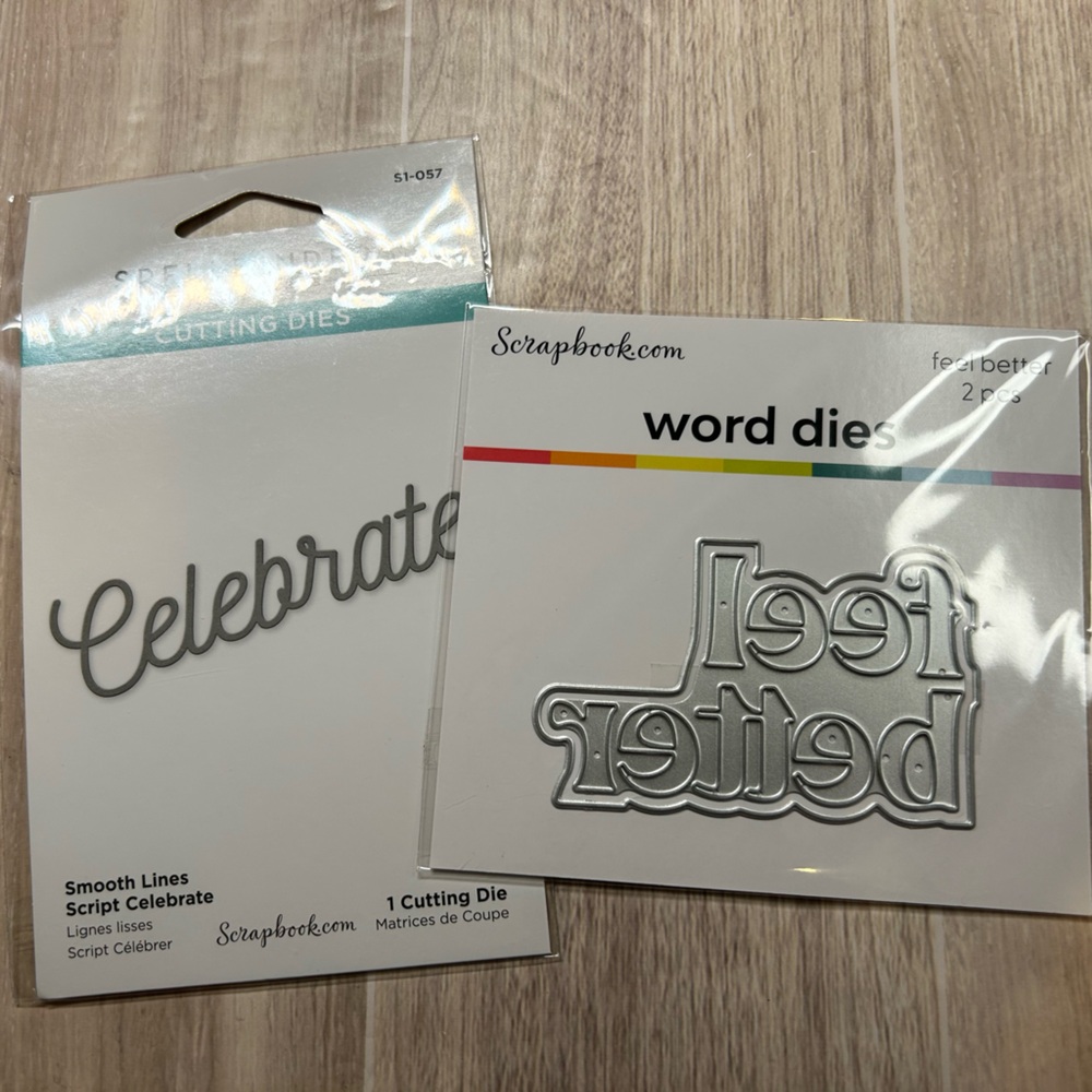 Scrapbook.com and Spellbinders Word Dies Set